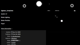 シューティングゲーム「Space Crus3rs」（.00）がitch.ioにて無料！